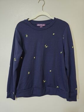 Gloria Vanderbilt Navy Crewneck Sweater